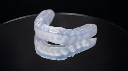 Clear nightguard tray